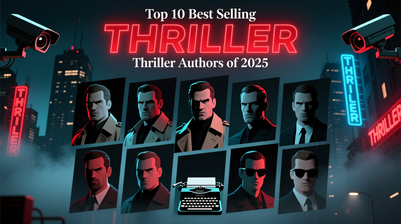 best selling thriller authors