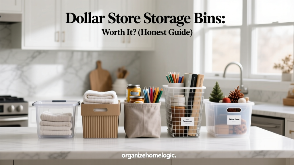Dollar Store Storage Bins: Worth It? (Honest Guide)