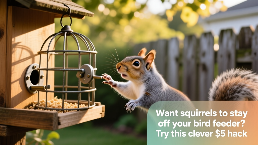 Want Squirrels To Stay off Your Bird Feeder? Try This Clever $5 Hack