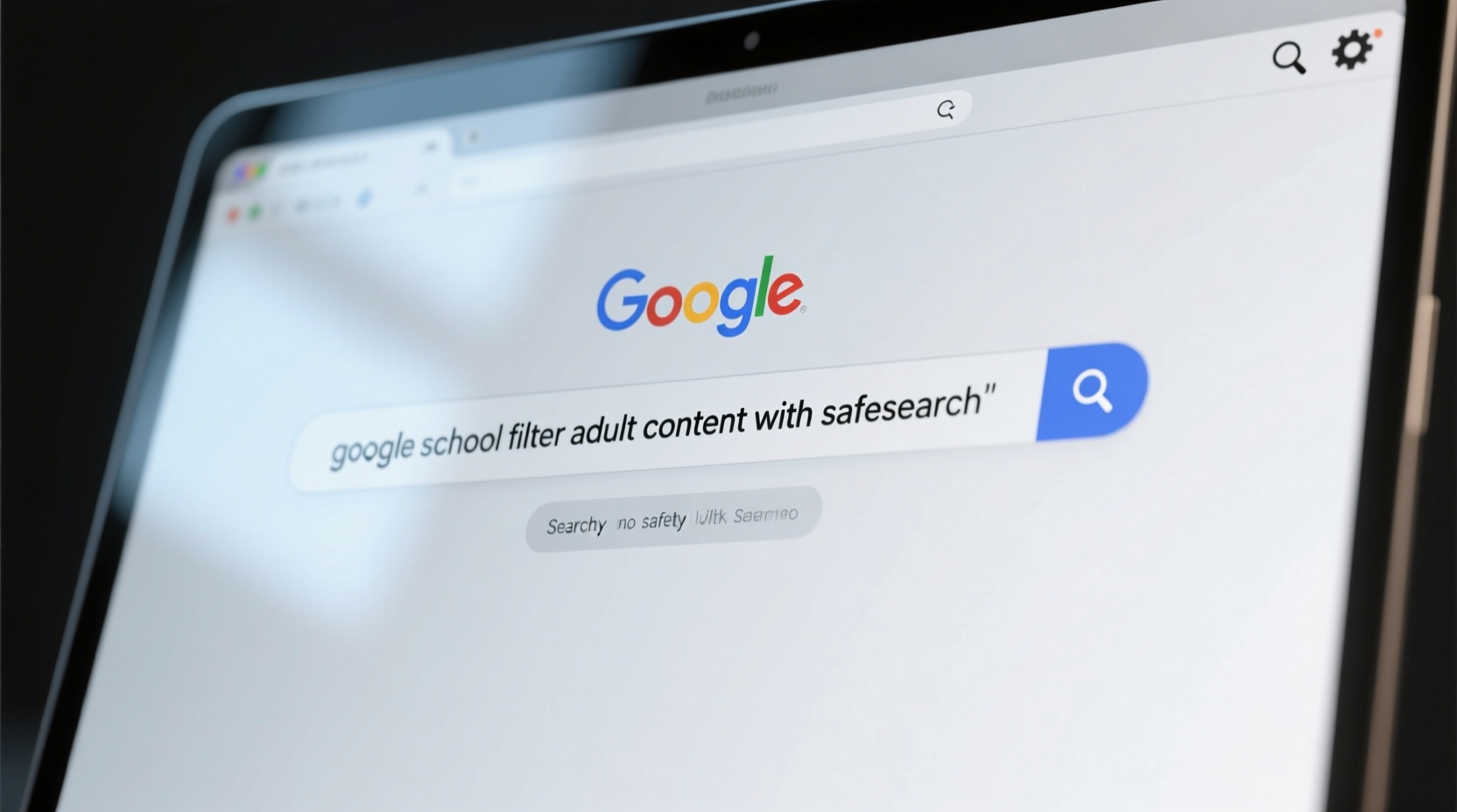 google school filter adult content with safesearch