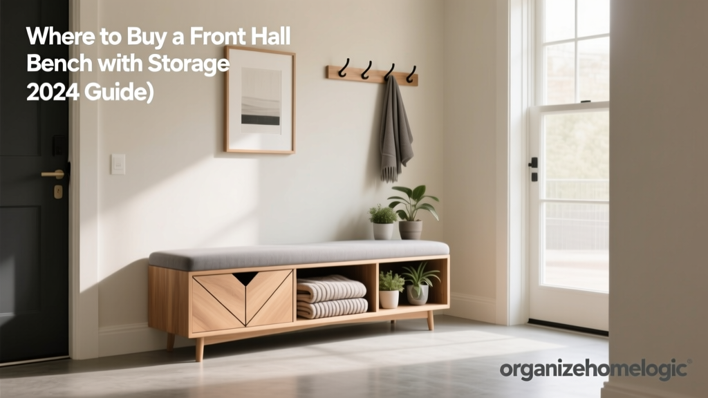 Where to Buy a Front Hall Bench with Storage (2024 Guide)