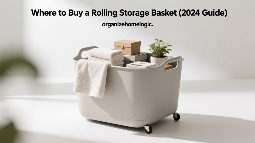 Where to Buy a Rolling Storage Basket (2024 Guide)