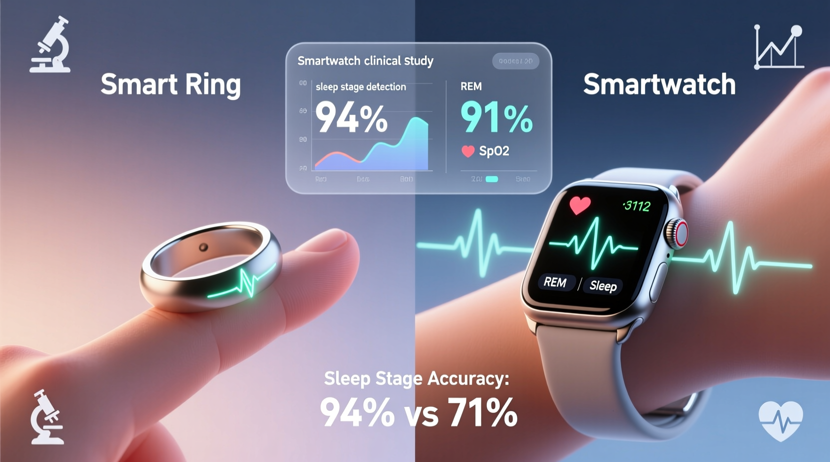 smart ring vs smartwatch sleep tracking accuracy compared