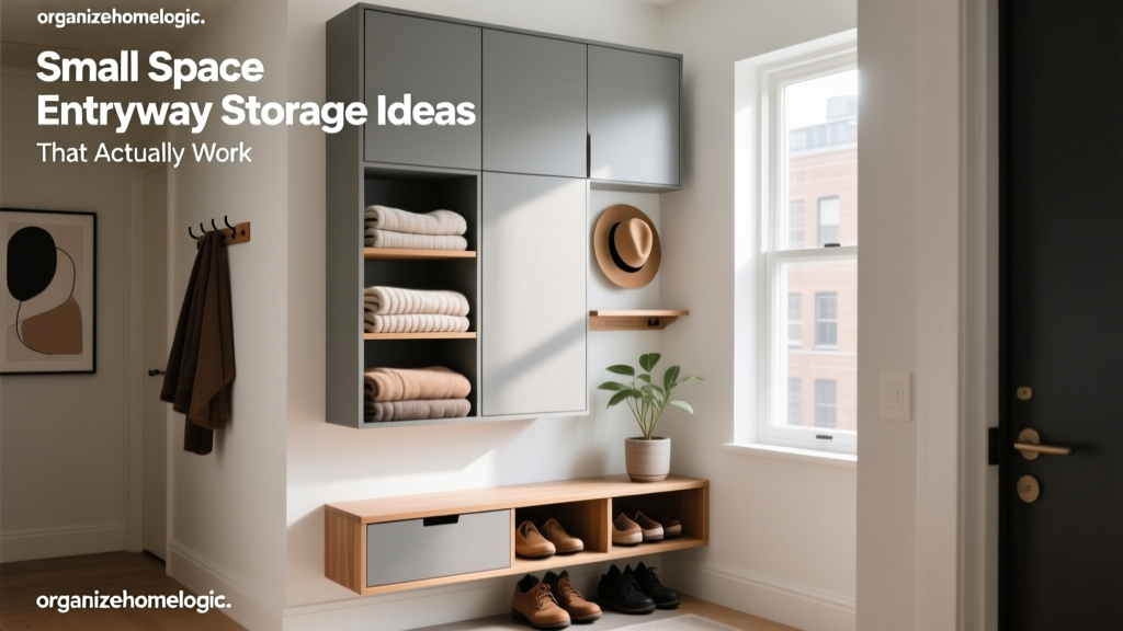 Small Space Entryway Storage Ideas That Actually Work
