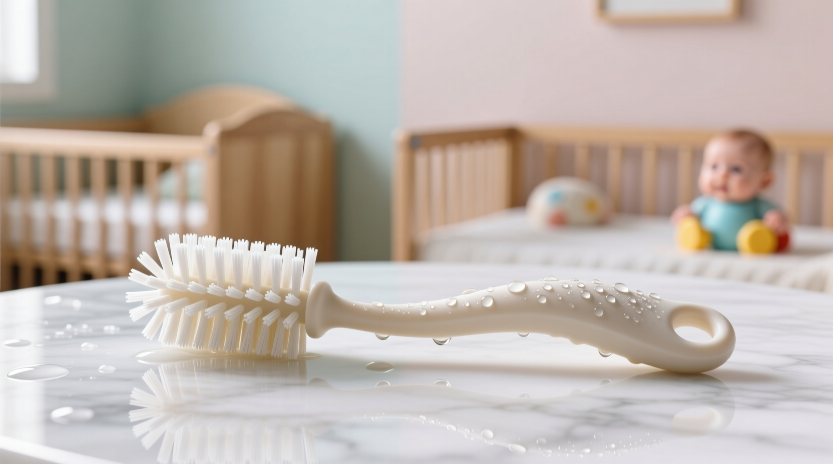 eco friendly cleaning tips sanitize silicone baby brushes safely