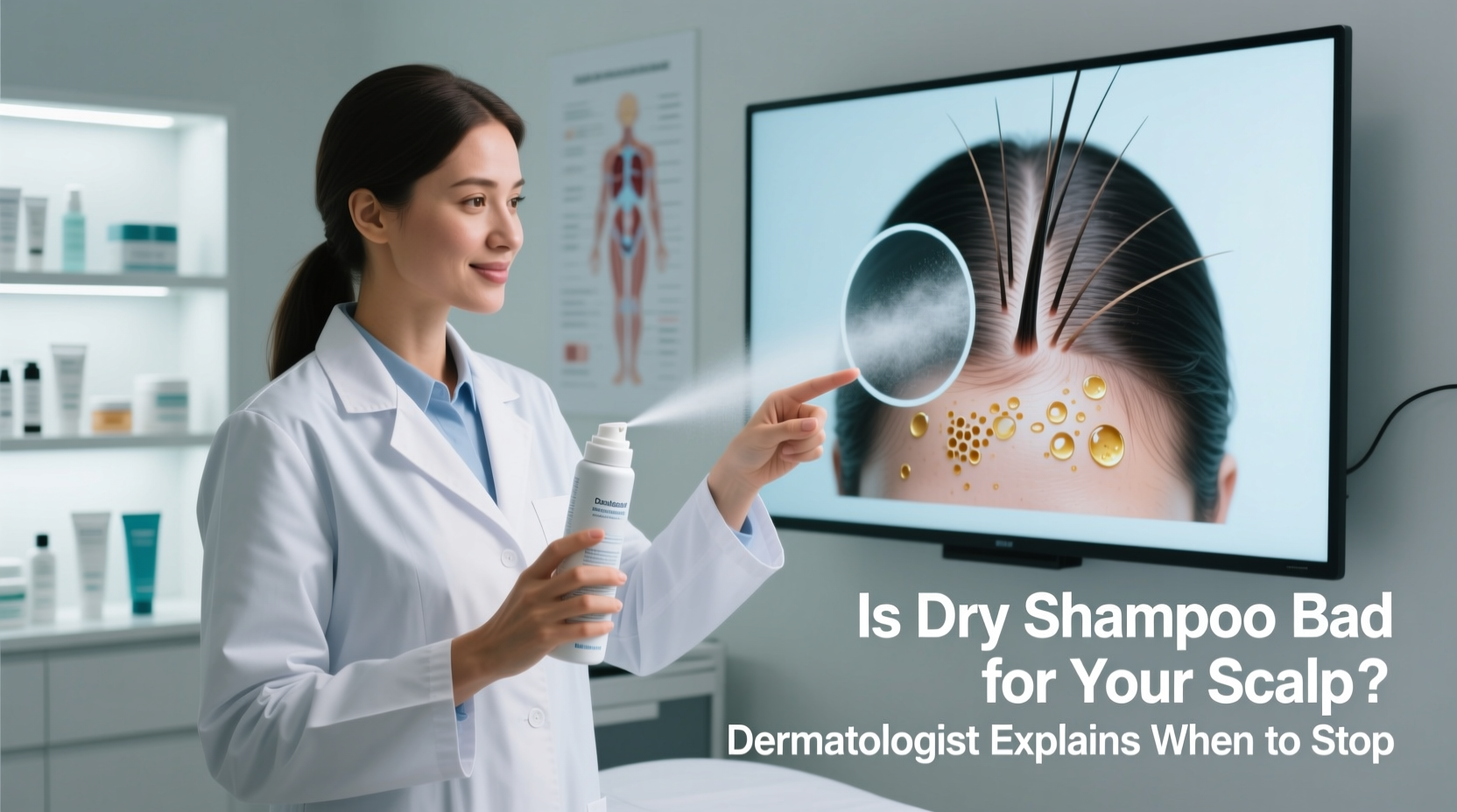 is dry shampoo bad for your scalp dermatologist explains when to stop