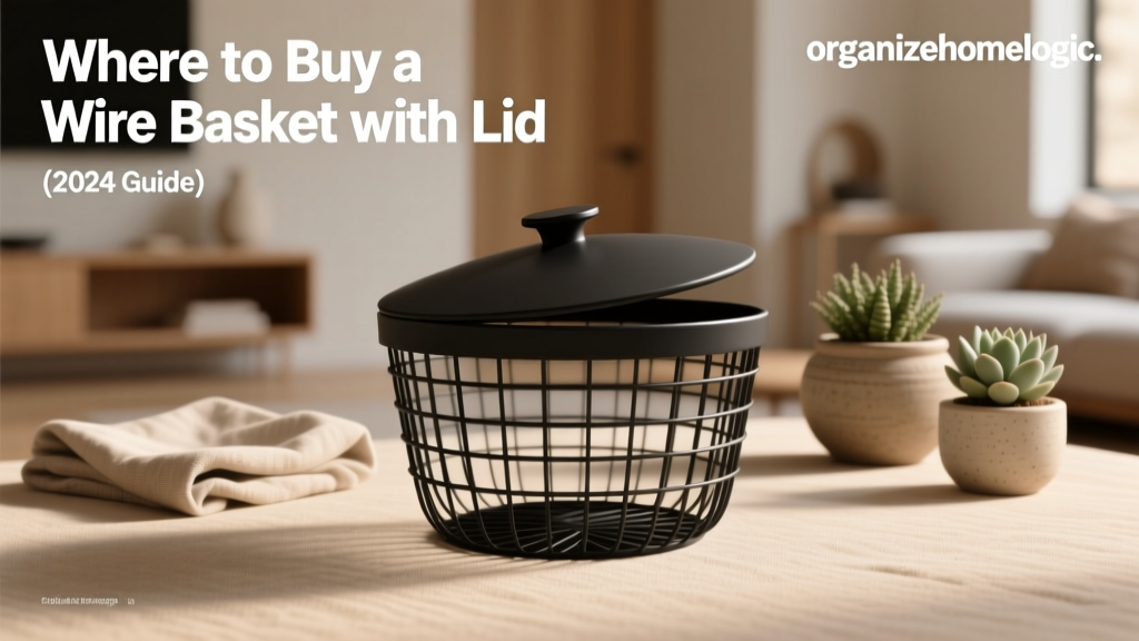 Where to Buy a Wire Basket with Lid (2024 Guide)