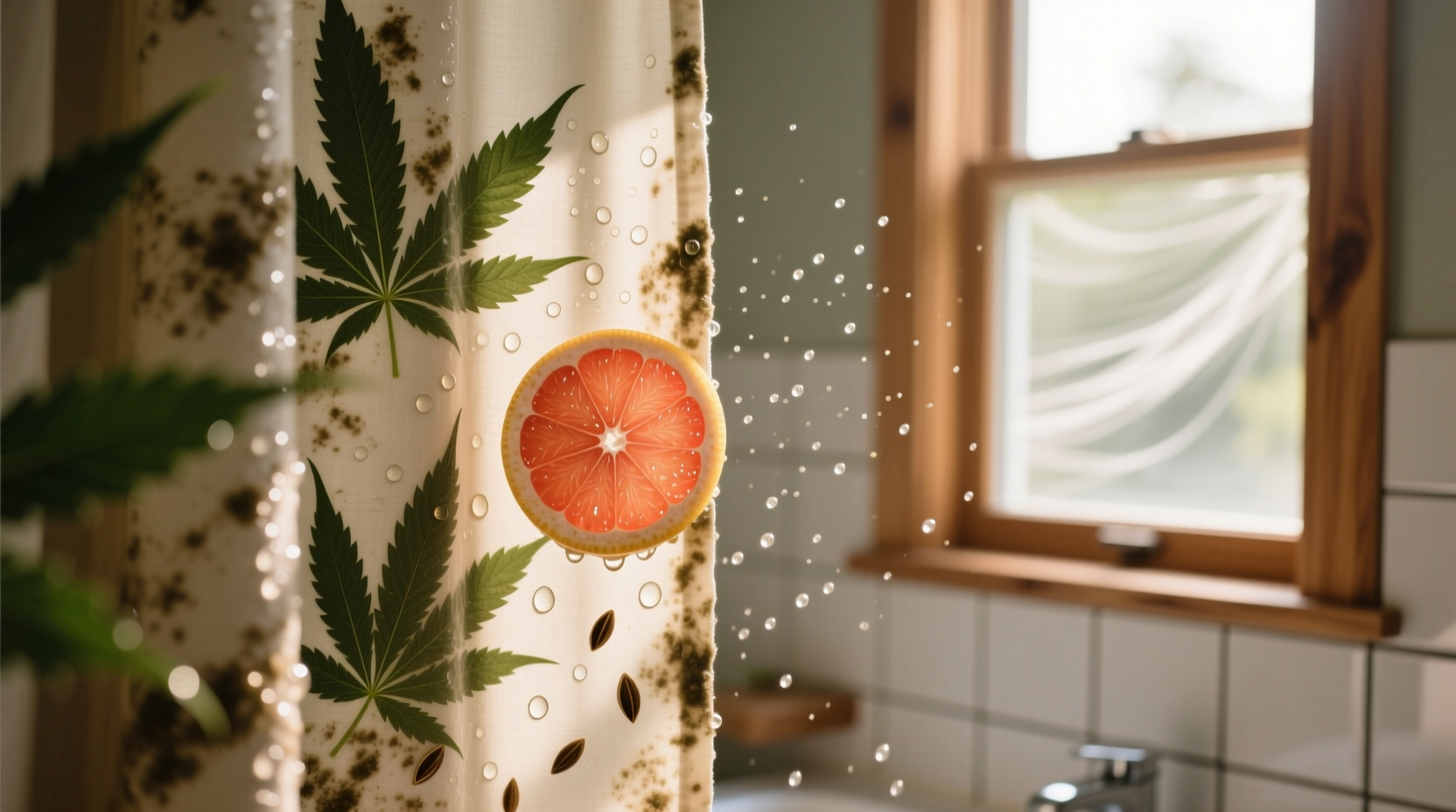 eco friendly mildew removal for hemp shower curtains