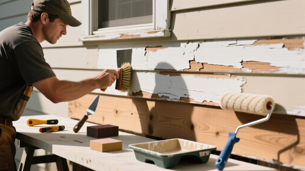 Fix Exterior Paint Chalking: Replace Failing Paint Layer