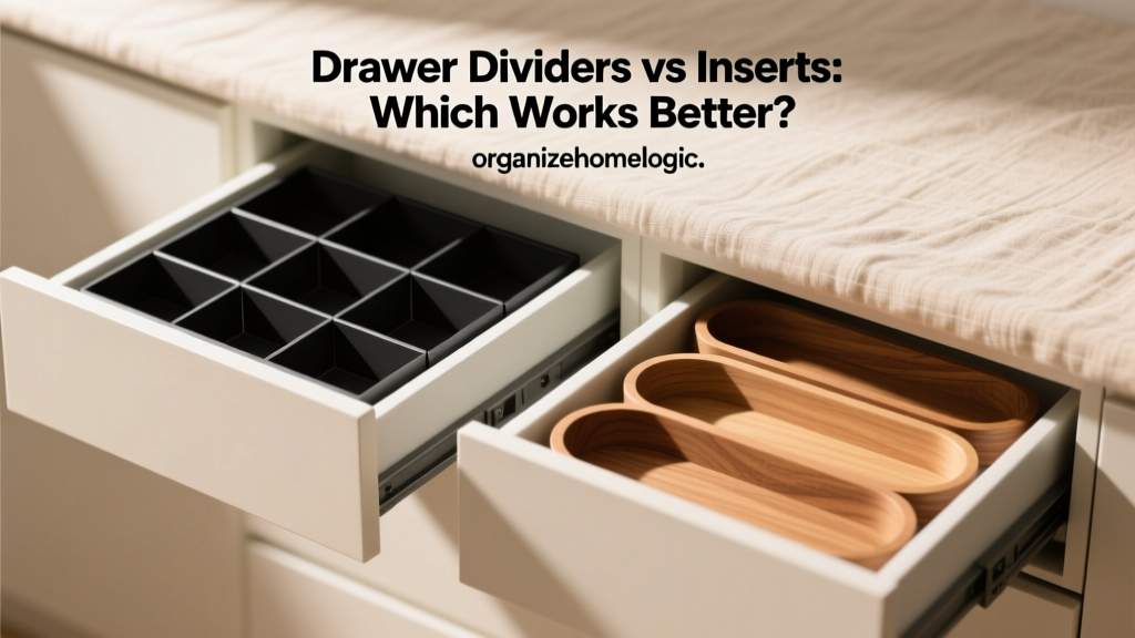 Drawer Dividers vs Inserts: Which Works Better?