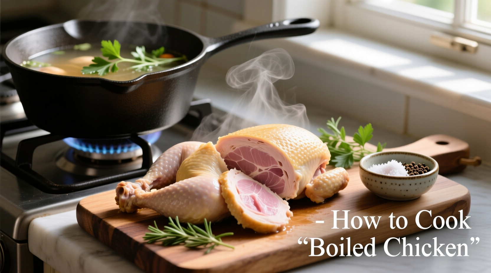 how to cook boiled chicken