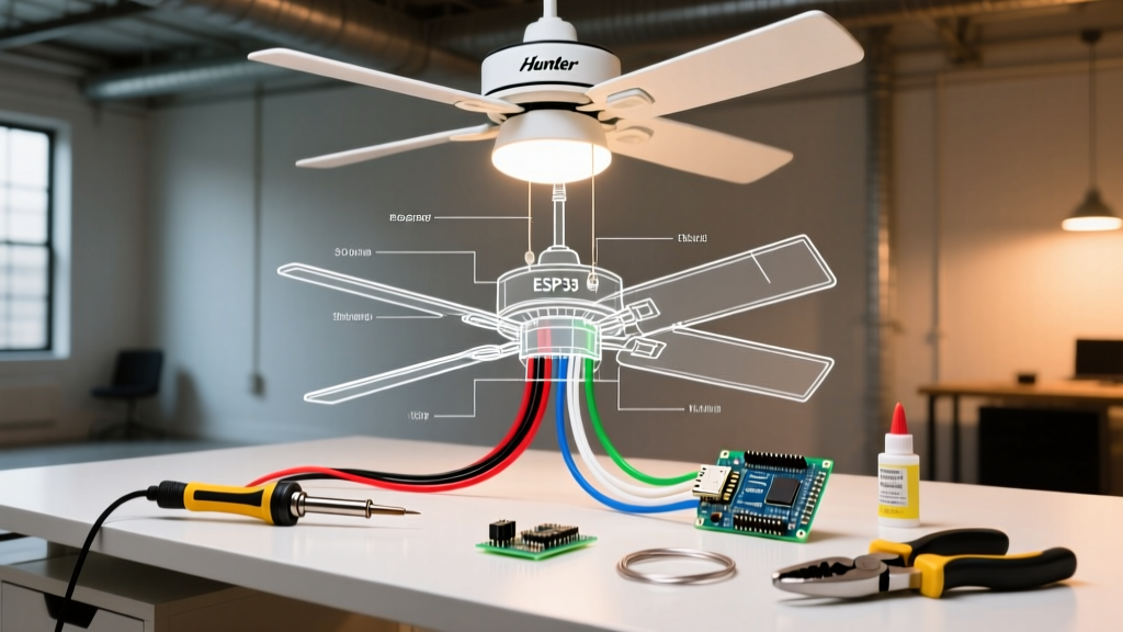 Wiring Diagram for Hunter Ceiling Fan With Light PDF: Install Guide