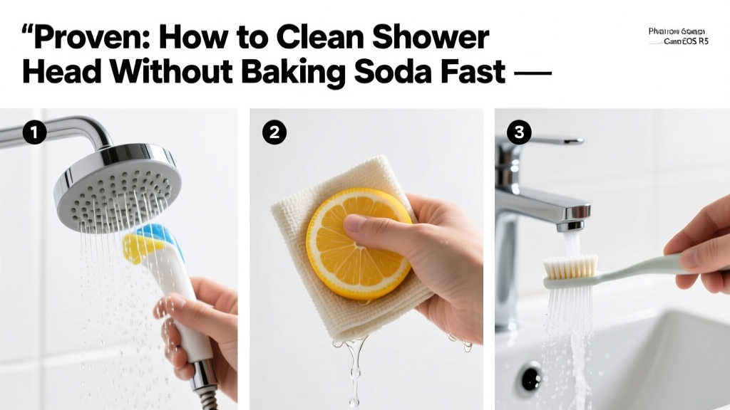 Proven: How to Clean Shower Head Without Baking Soda Fast