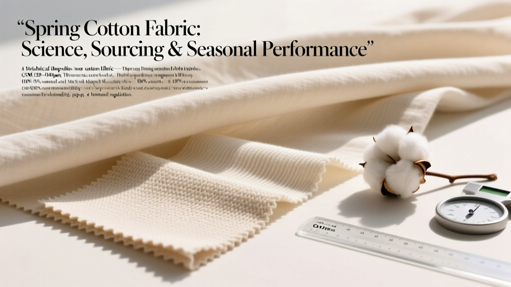 Spring Cotton Fabric: Science, Sourcing & Seasonal Performance