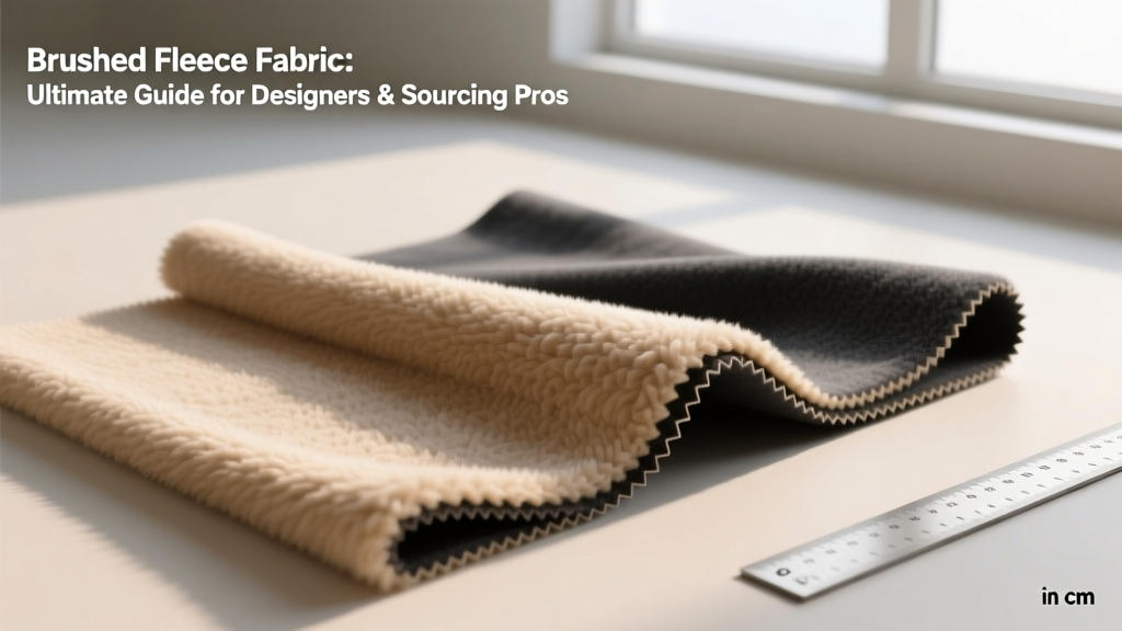 Brushed Fleece Fabric: Ultimate Guide for Designers & Sourcing Pros
