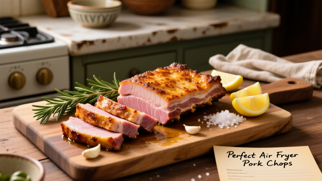 Crispy Bone-In Pork Loin Chops in Air Fryer