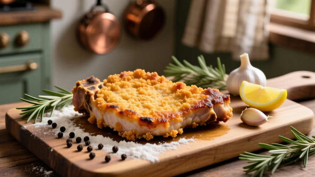 Air Fry Pork Chops with Flour (No Breadcrumbs!)
