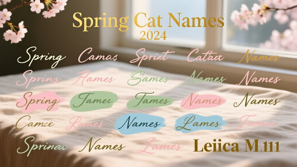189 Spring Cat Names