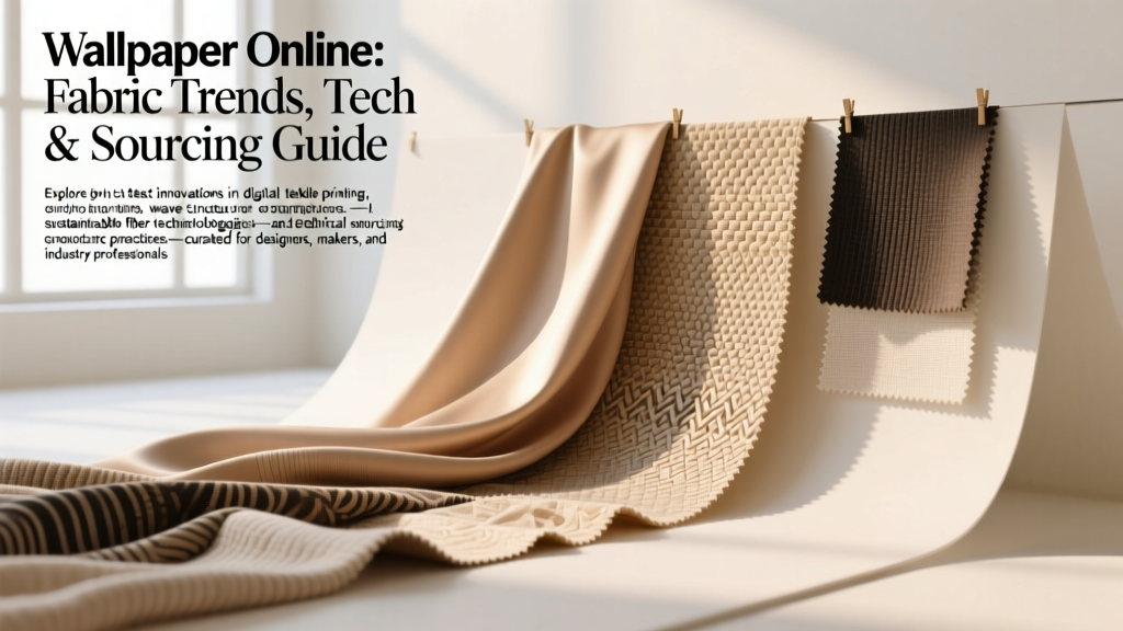 Walpaper Online: Fabric Trends, Tech & Sourcing Guide