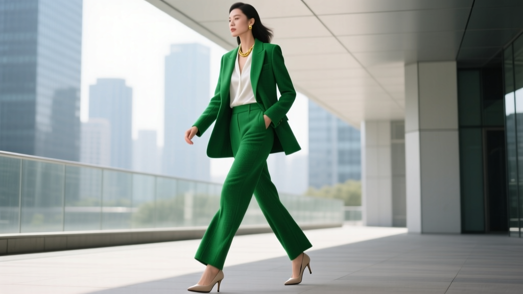 How to Wear a Green Suit: Style Guide for Women
