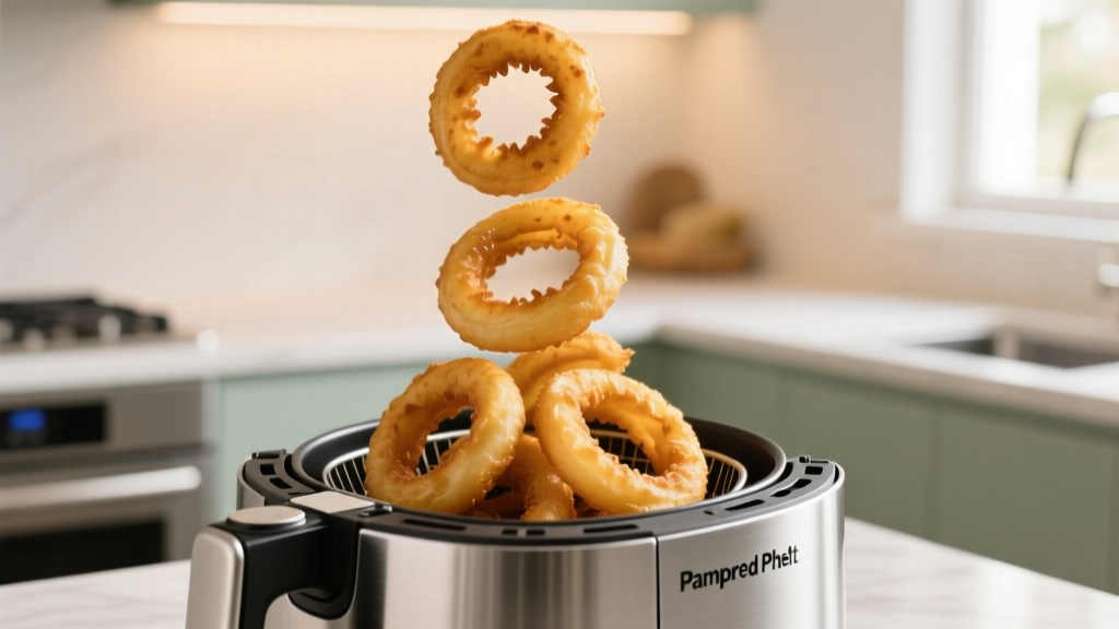 Perfect Onion Rings in a Pampered Chef Air Fryer