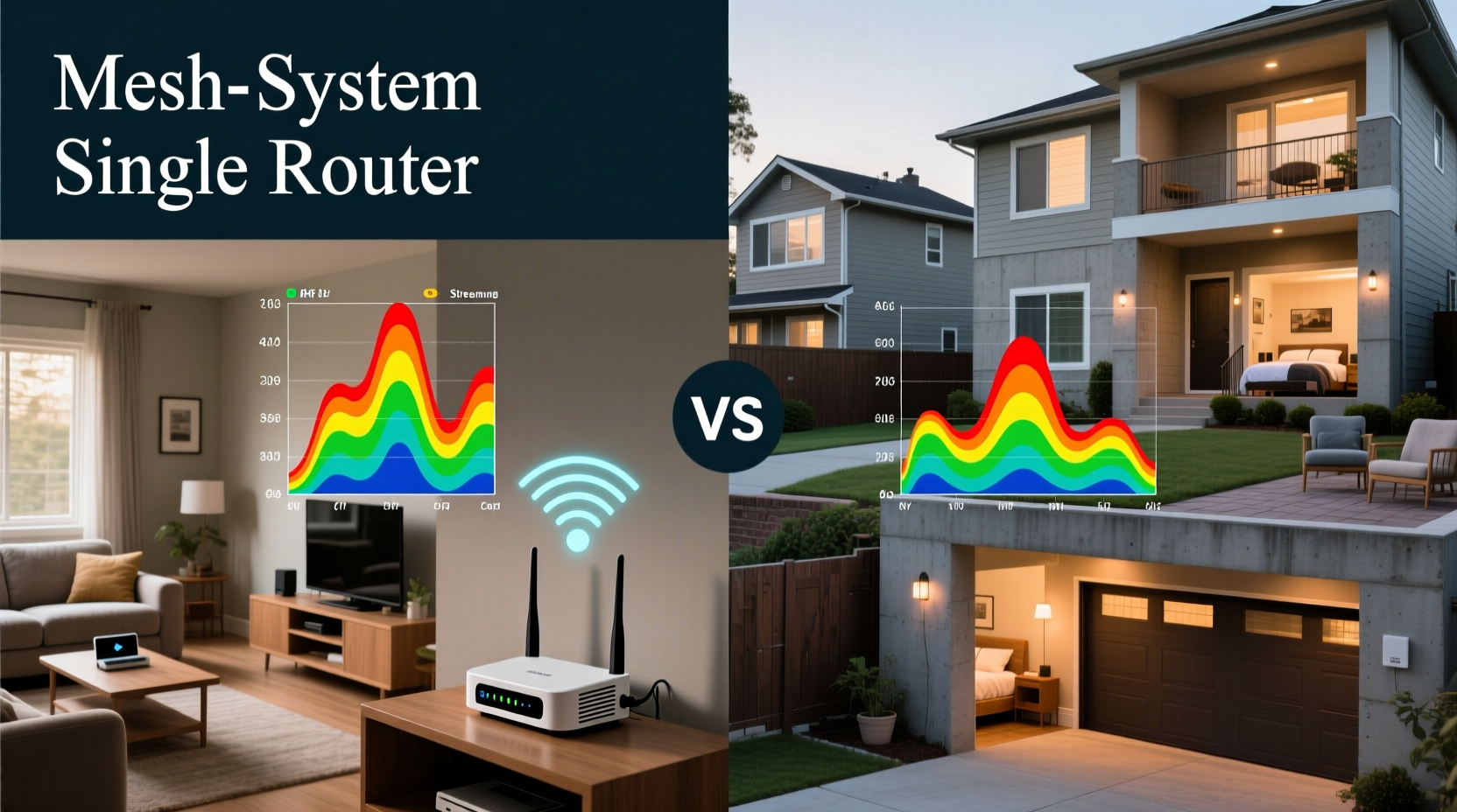 mesh router vs single router whole home coverage tested in real homes
