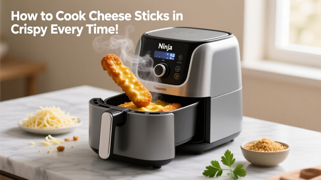 Crispy Ninja Foodi Cheese Sticks: Perfect Every Time