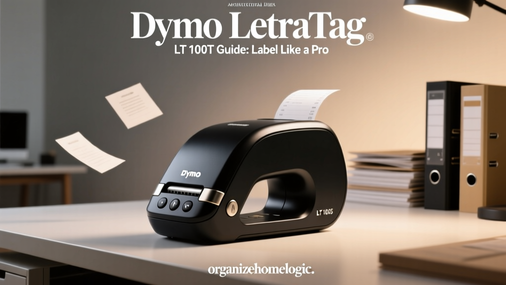 Dymo LetraTag LT 100T Guide: Label Like a Pro