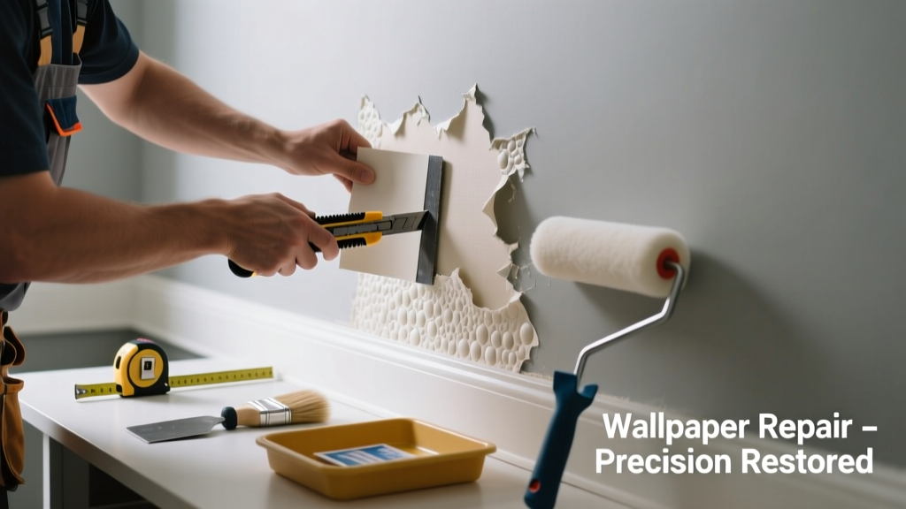 Fix Wallpaper Bubbling: Replace Damaged Sections