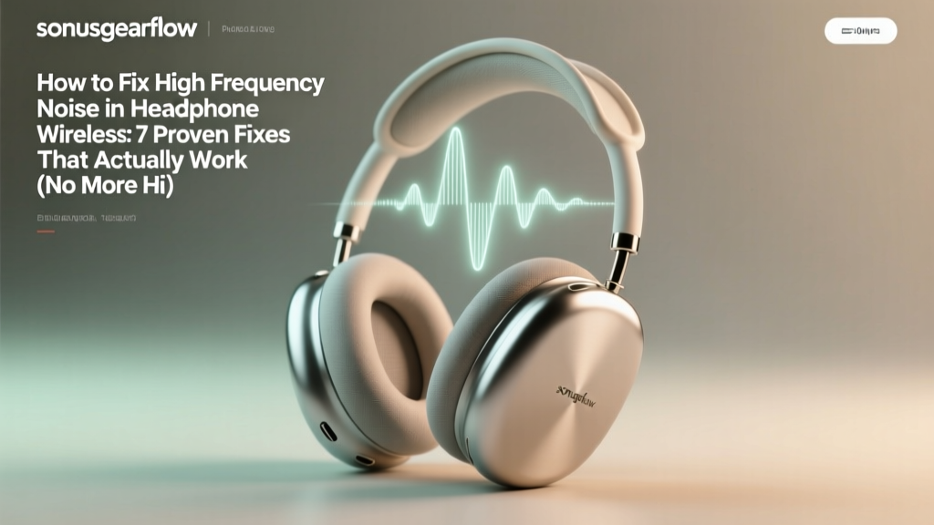 Fix High Frequency Noise in Wireless Headphones