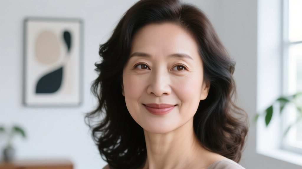 Close-up of a woman