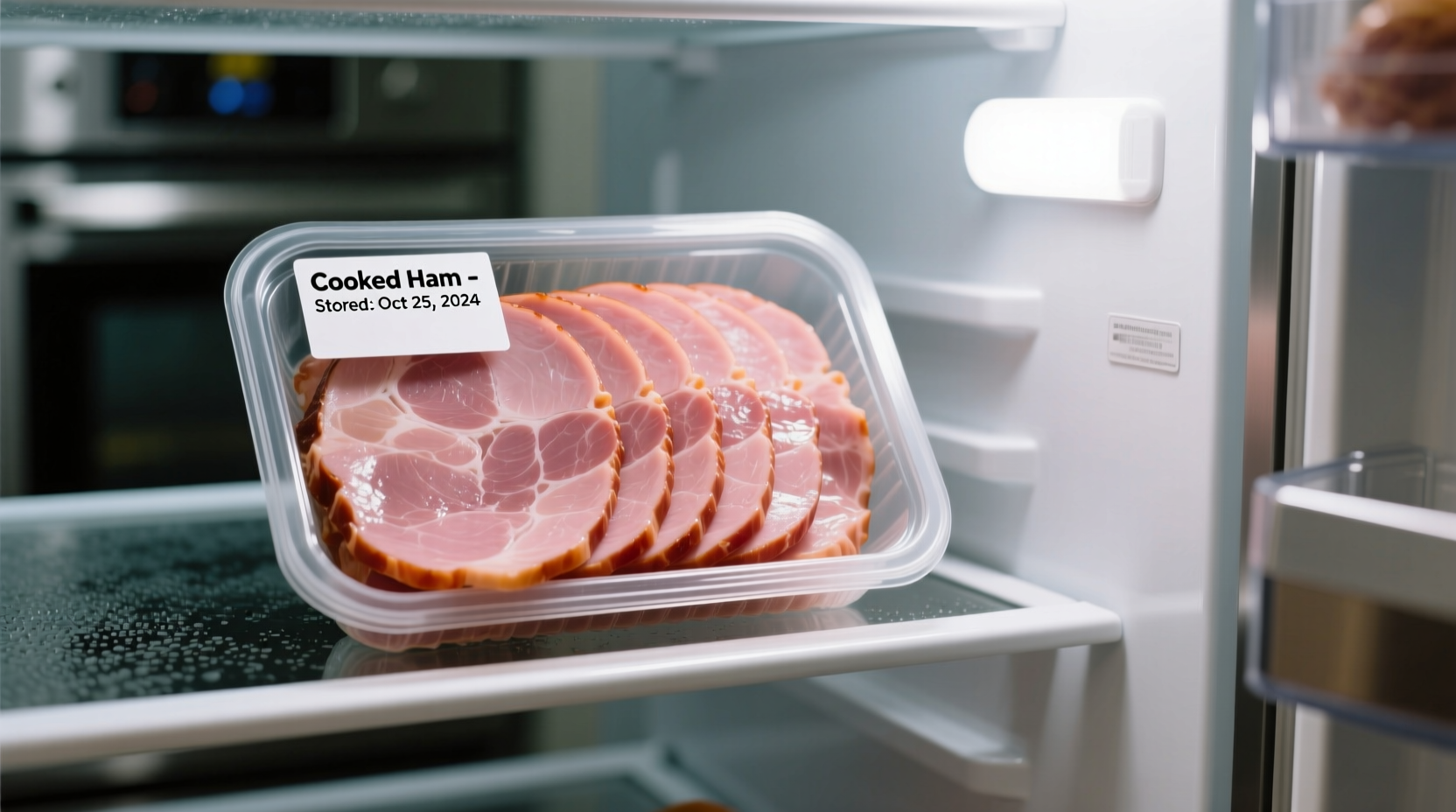 how long will cooked ham last in the fridge