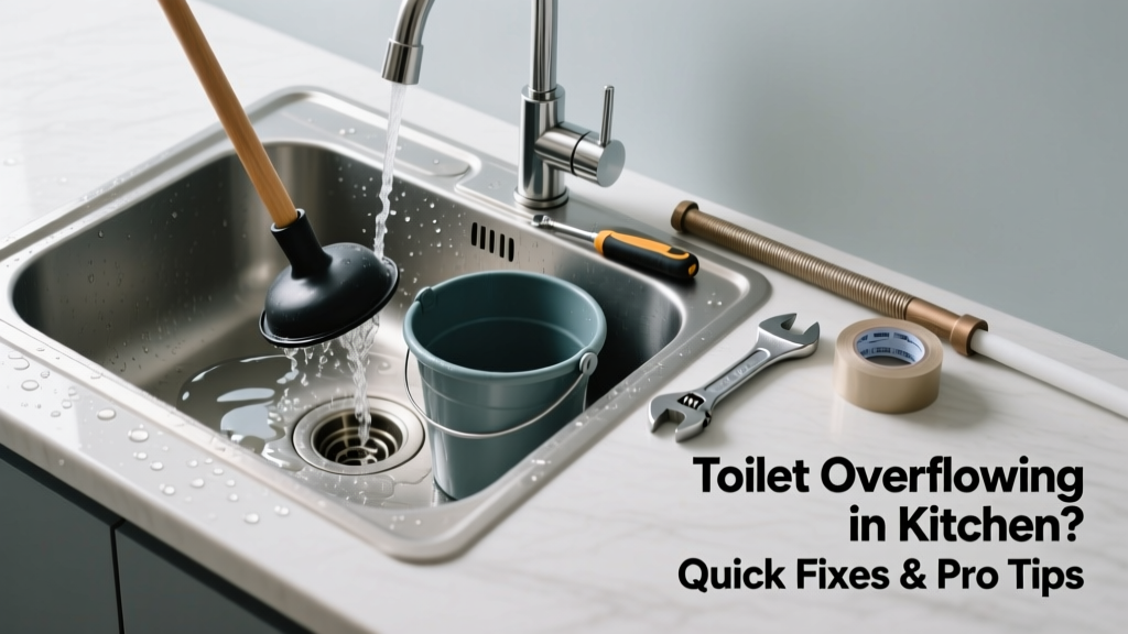 Toilet Overflowing in Kitchen: Quick Fixes & Pro Tips