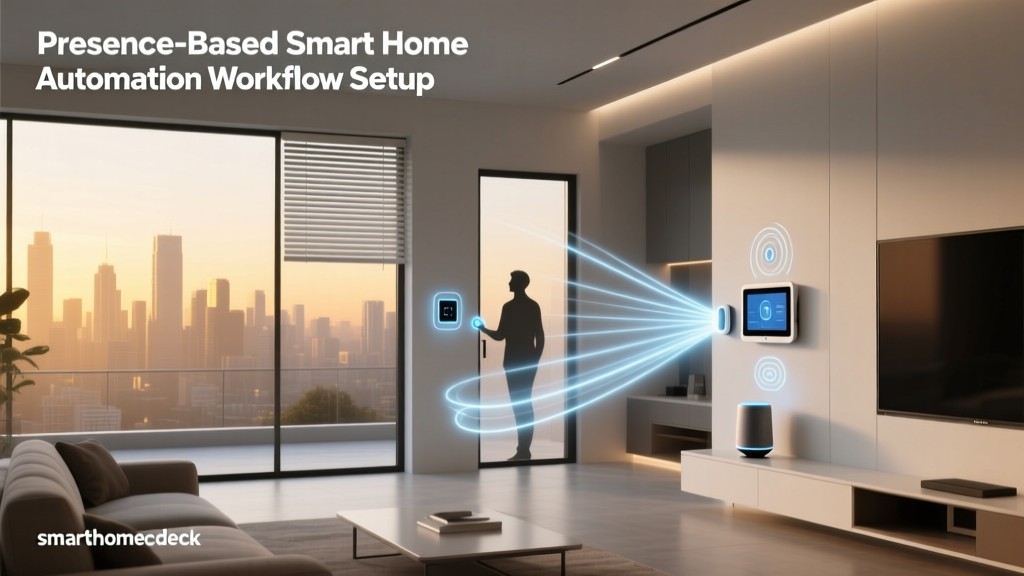 Presence-Based Smart Home Automation Workflow Setup