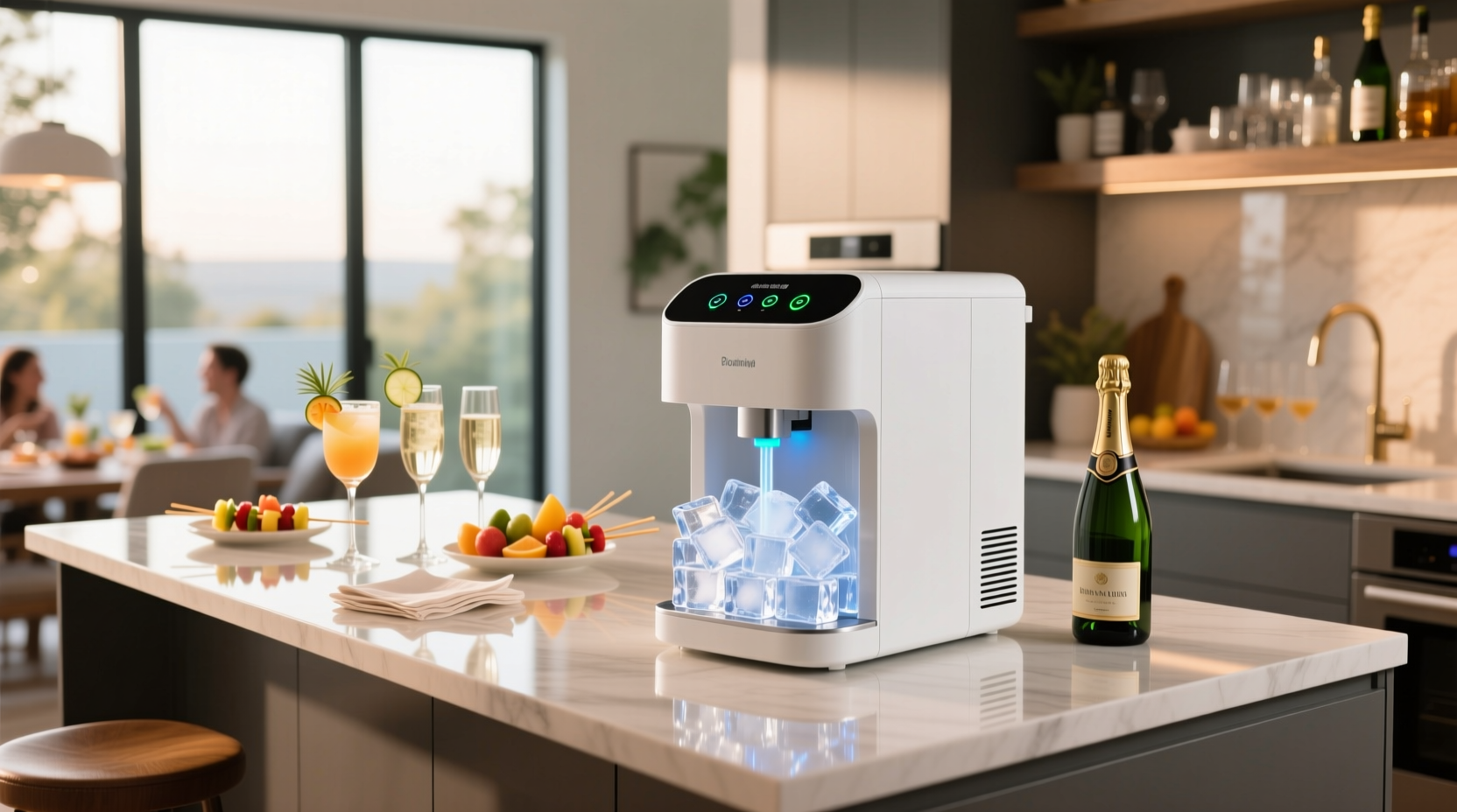 is a countertop ice maker worth it for parties or does it take up too much space