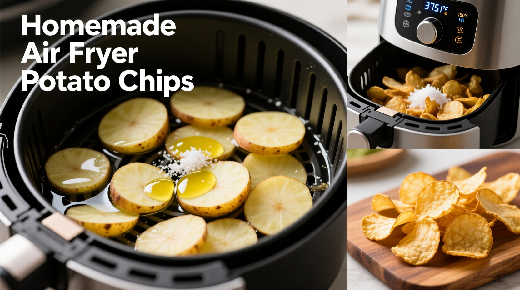 Perfect Air Fryer Potato Chips: Crispy Recipe in 20 Minutes
