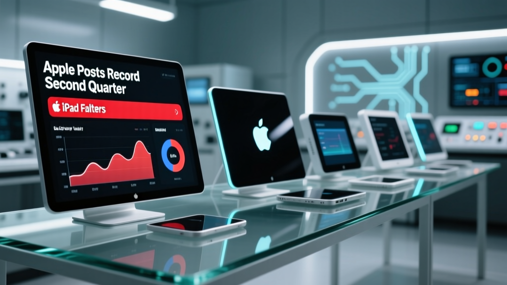 Apple Posts Record Second Quarter But iPad Falters: Display Engineering and Optoelectronic Analysis