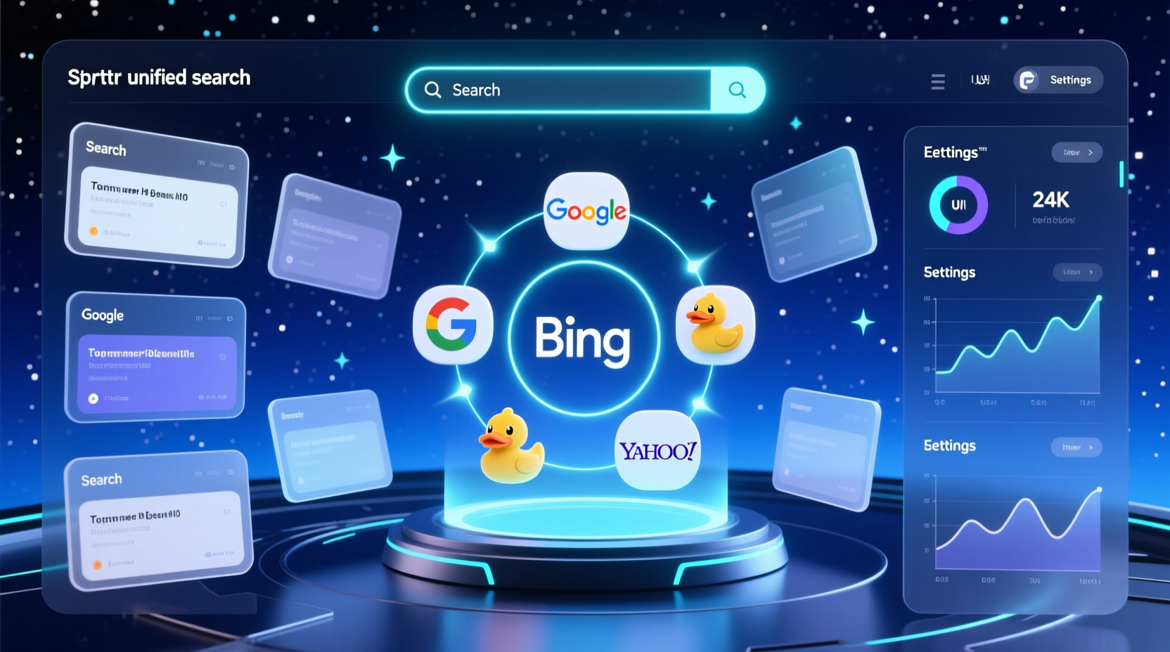 use multiple search engines in one place with sputtr