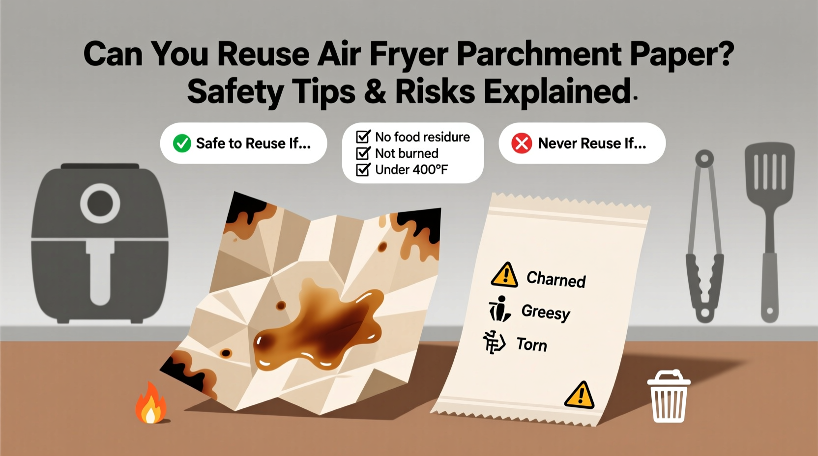 can you reuse air fryer parchment paper safely tips and risks explained