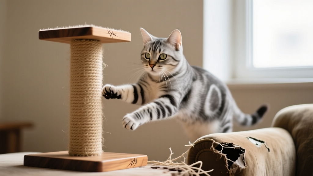 Why Cats Change Behavior for Scratching