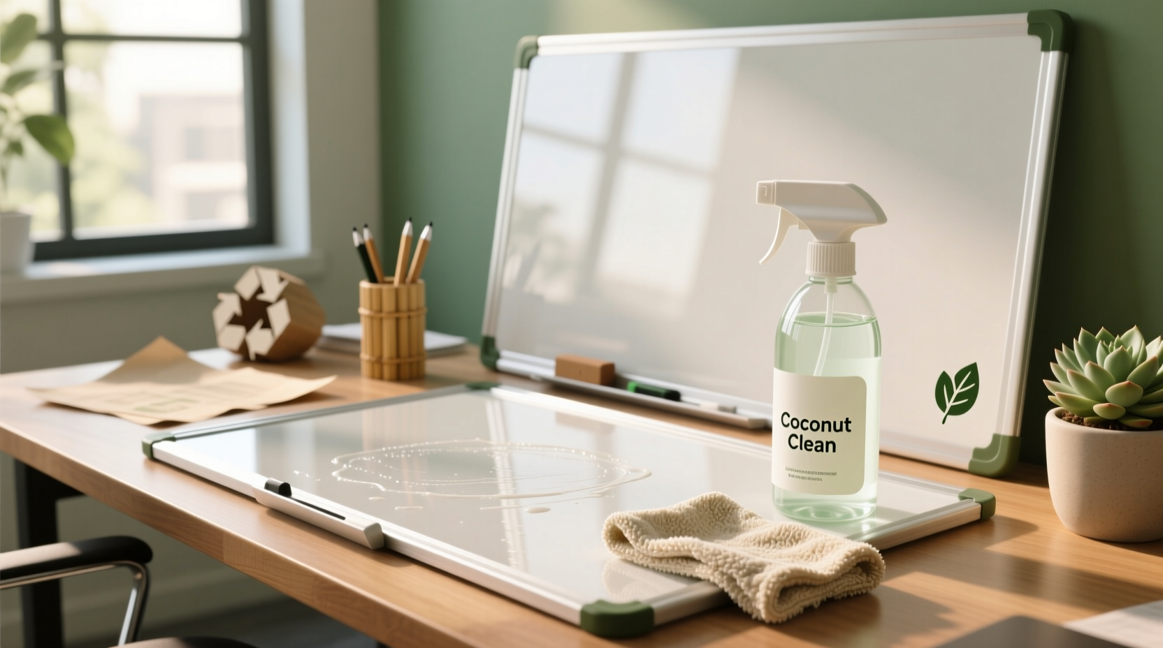 eco friendly cleaning tips remove marker with coconut water