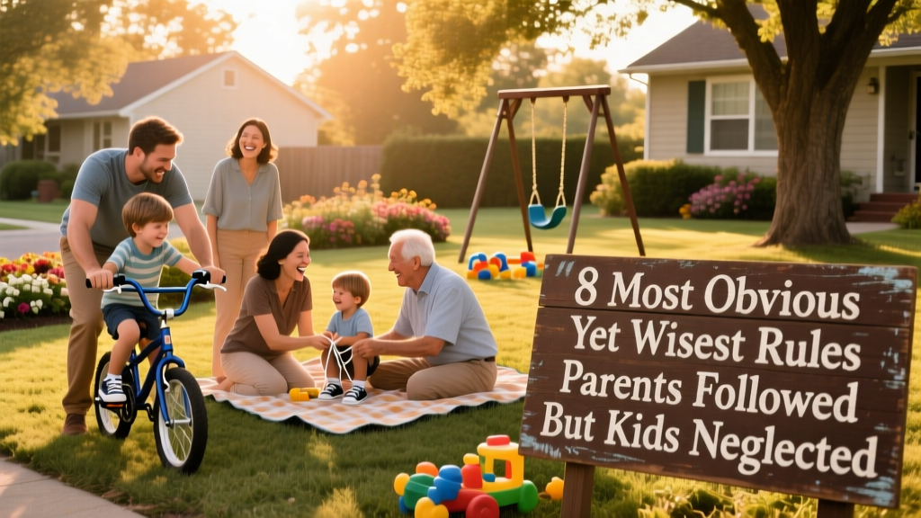 8 Most Obvious Yet Wisest Rules That Parents Followed But Kids Neglected (And Why They Still Matter)