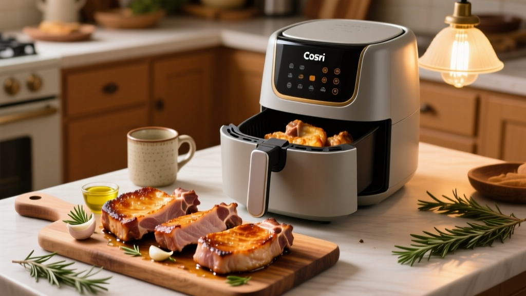 Perfect Boneless Pork Chops in a Cosori Air Fryer