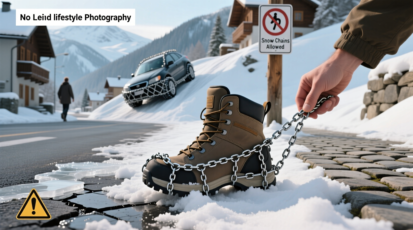 How to Choose Snow Chains for Shoes: When Should You Not Use Them?
