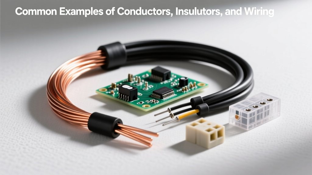 Common Examples of Conductors and Insulators in Electrical Wiring