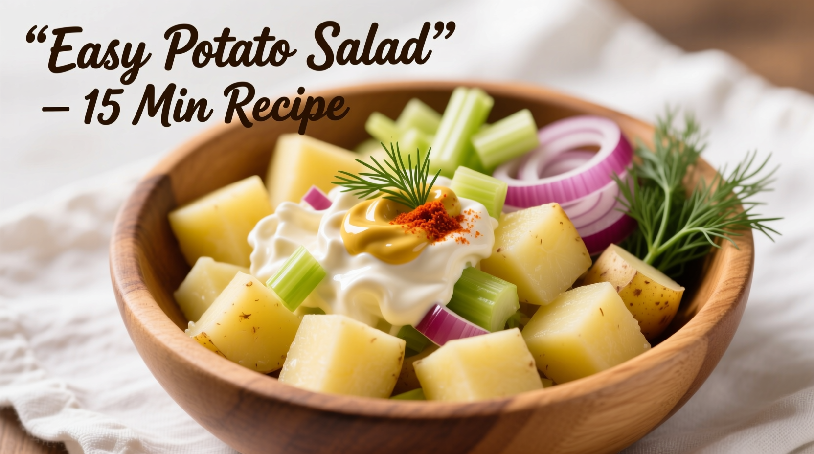 Easy Potato Salad Recipe: 30-Minute Creamy Classic