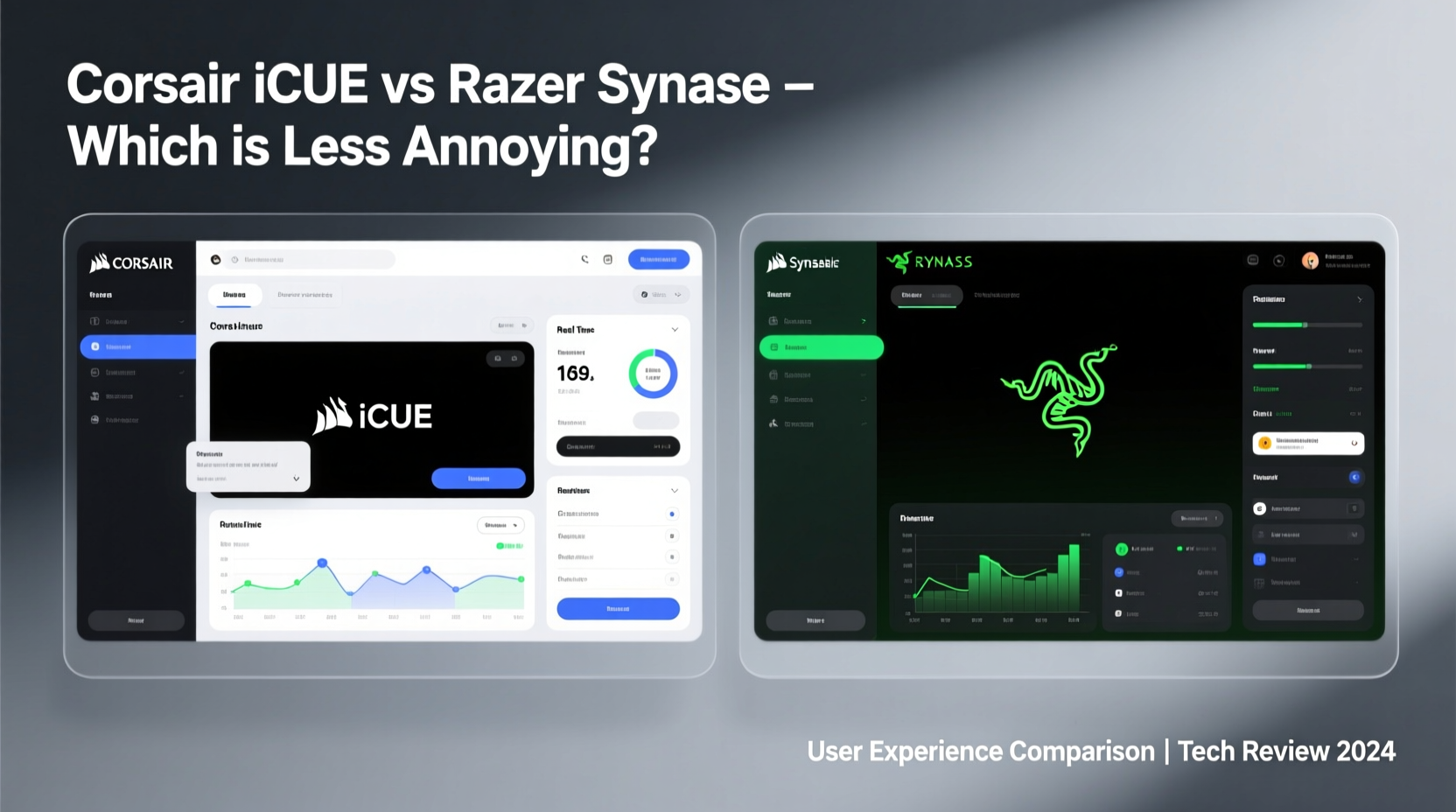 corsair vs razer keyboards which software is less annoying to use
