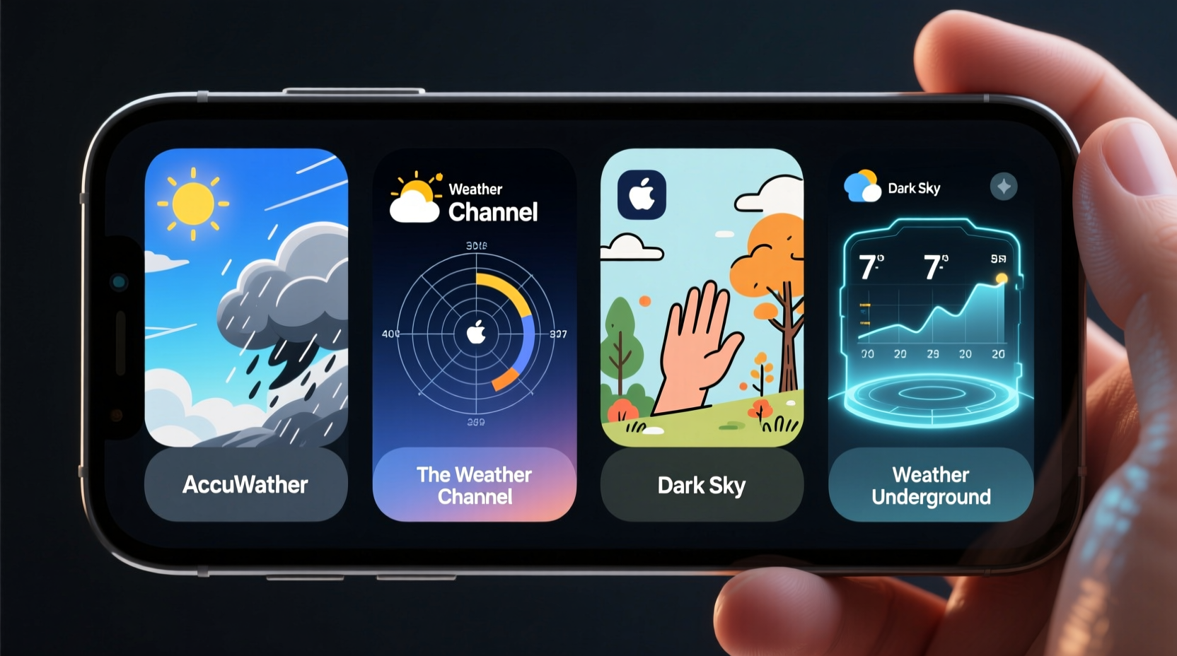 these weather apps are great alternatives to the apple