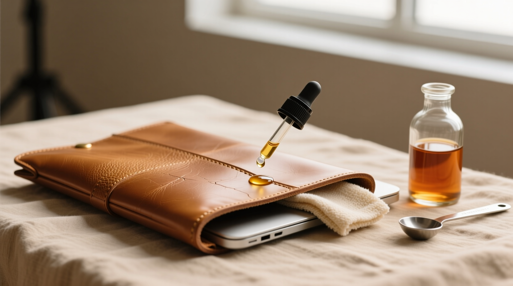 eco friendly cleaning tips for leather laptop sleeves