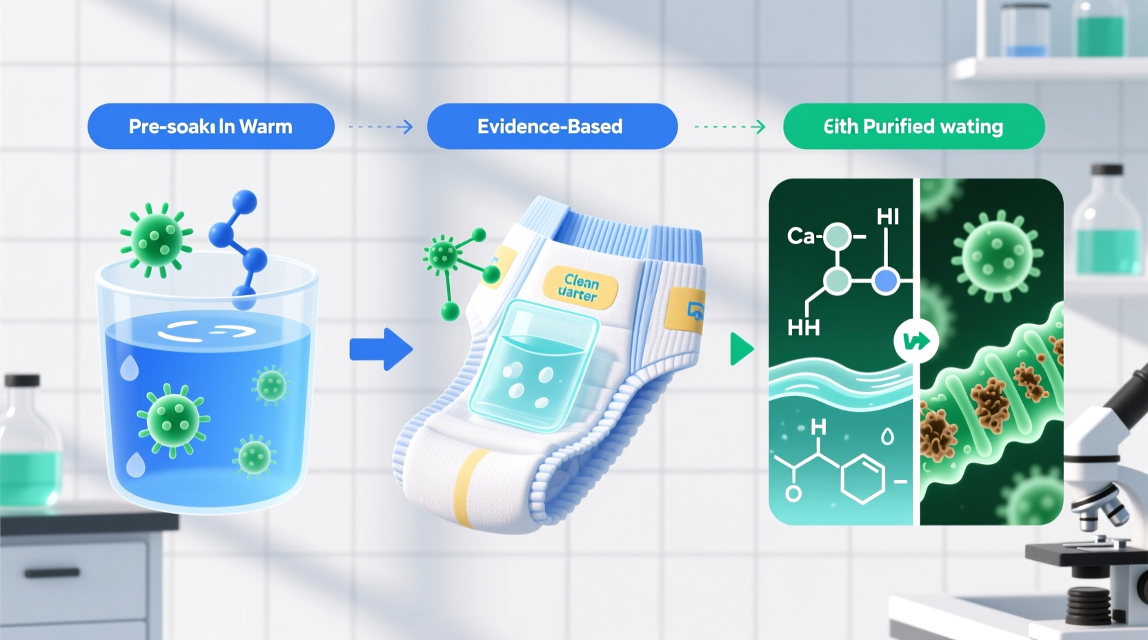 how to clean cloth diaper inserts without residue
